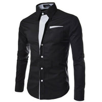 Men's Tailored Long Sleeve Cotton Shirt