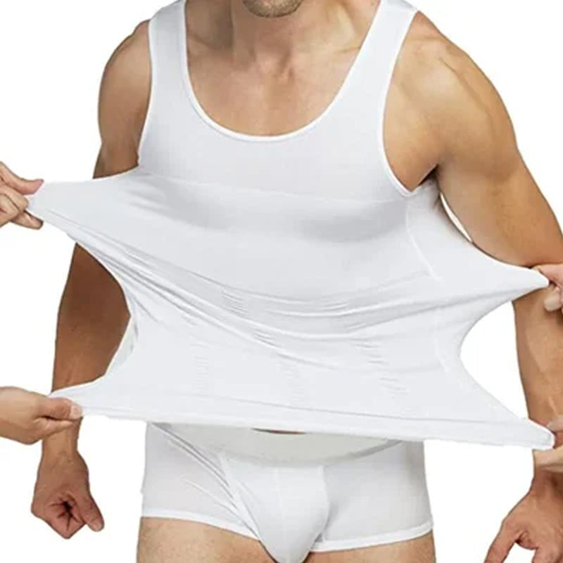 Men's Slimming Compression Vest with Adjustable Fit