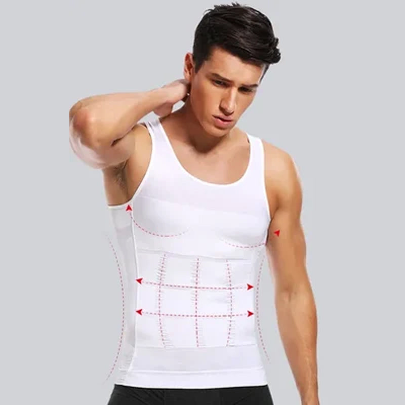 Men's Slimming Compression Vest with Adjustable Fit