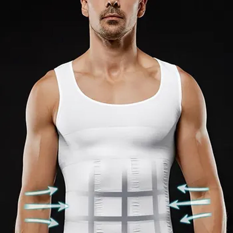 Men's Slimming Compression Vest with Adjustable Fit