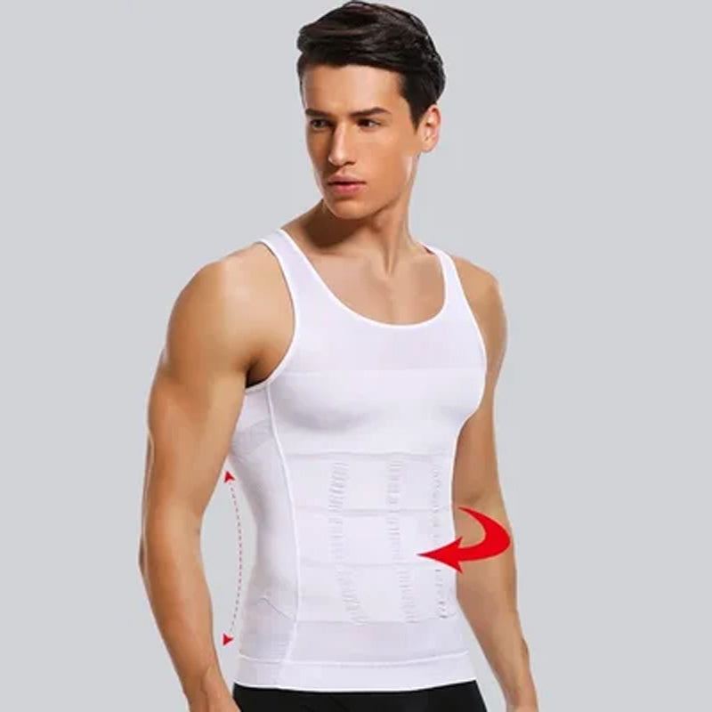 Men's Slimming Compression Vest with Adjustable Fit