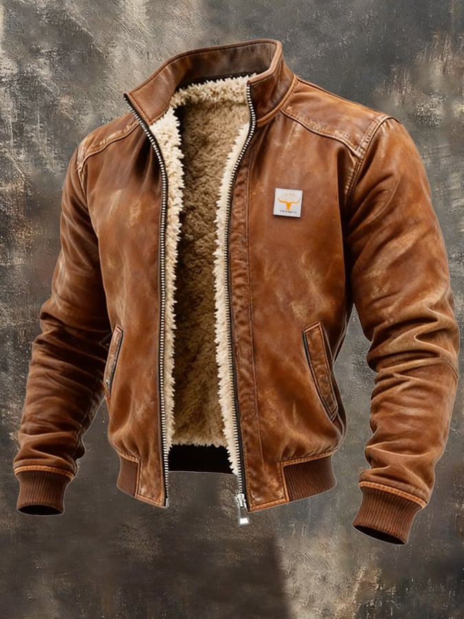 Men's Vintage-Style Thermal Jacket