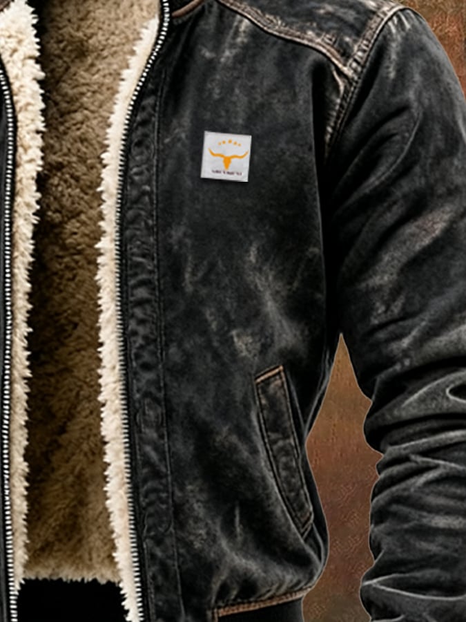 Men's Vintage-Style Thermal Jacket