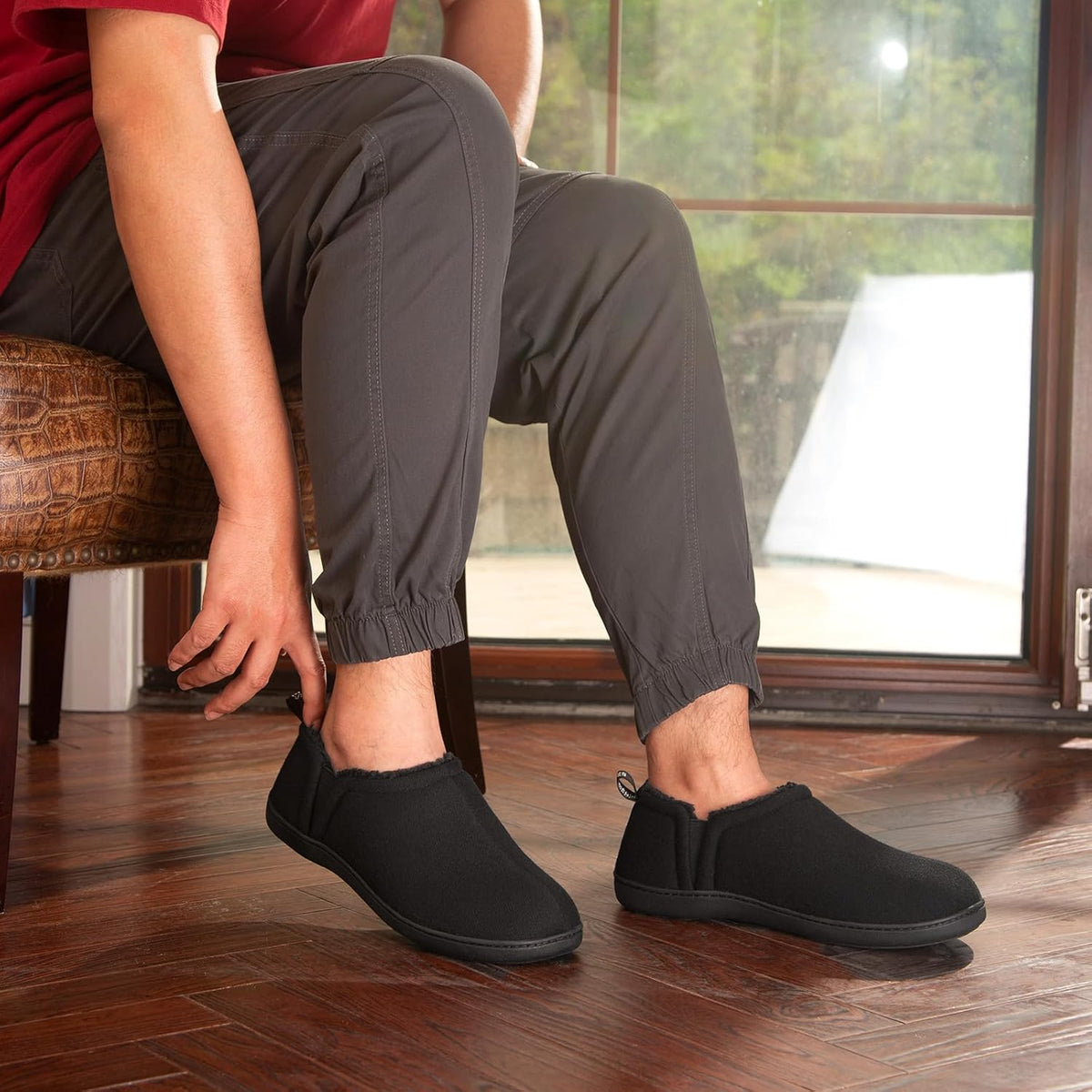Men's Warm Winter Slippers - Noah