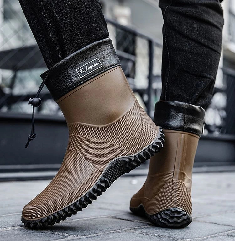 Men's Waterproof Ankle Work Boots