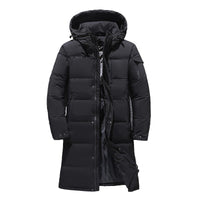 Men's Waterproof Hooded Winter Jacket - Modern & Functional