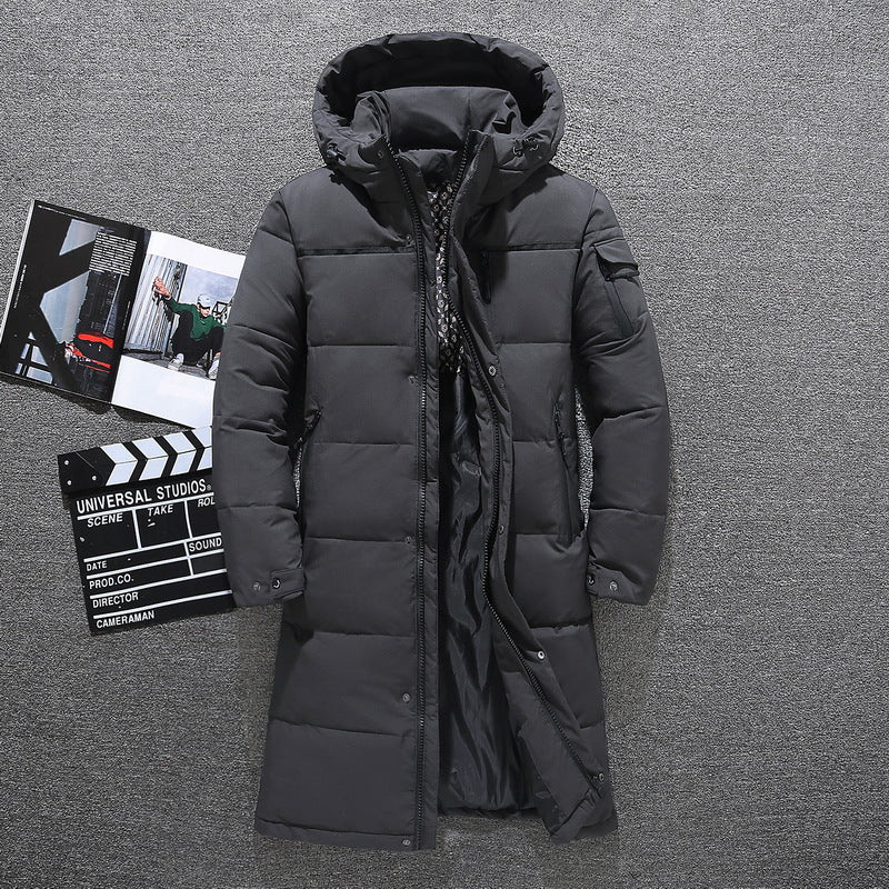 Men's Waterproof Hooded Winter Jacket - Modern & Functional