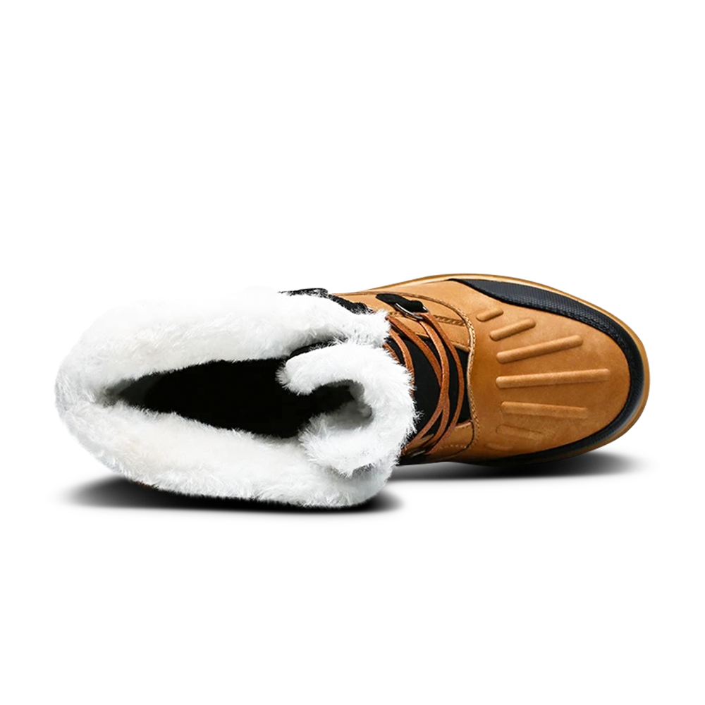 Men's Winter Boots - Warm Lined Snow Boots with Non-Slip Sole