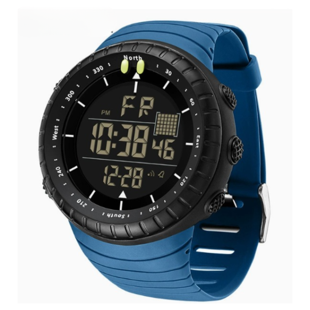 Men's Digital Sports Watch - Waterproof & Shock-Resistant - Image 1