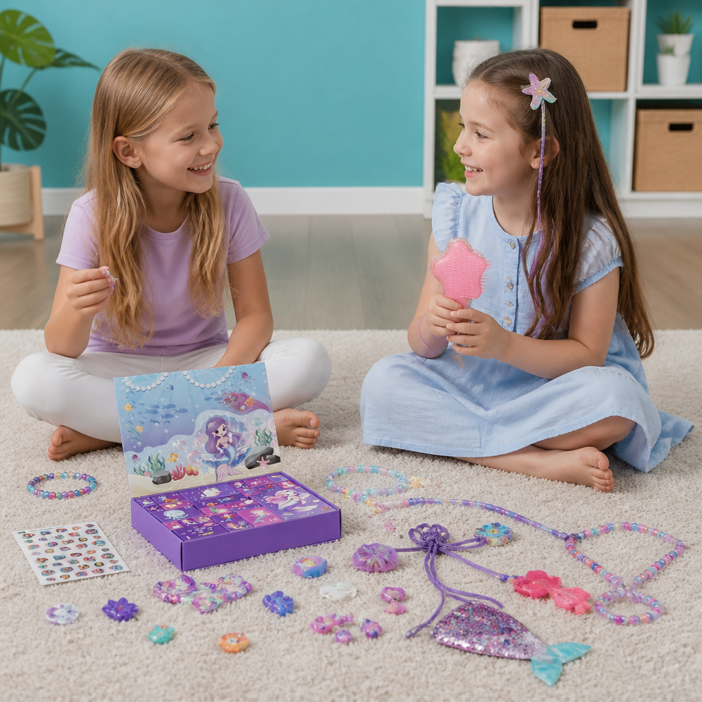 Mermaid Advent Calendar – 24 Days of Hair Accessories & Surprises