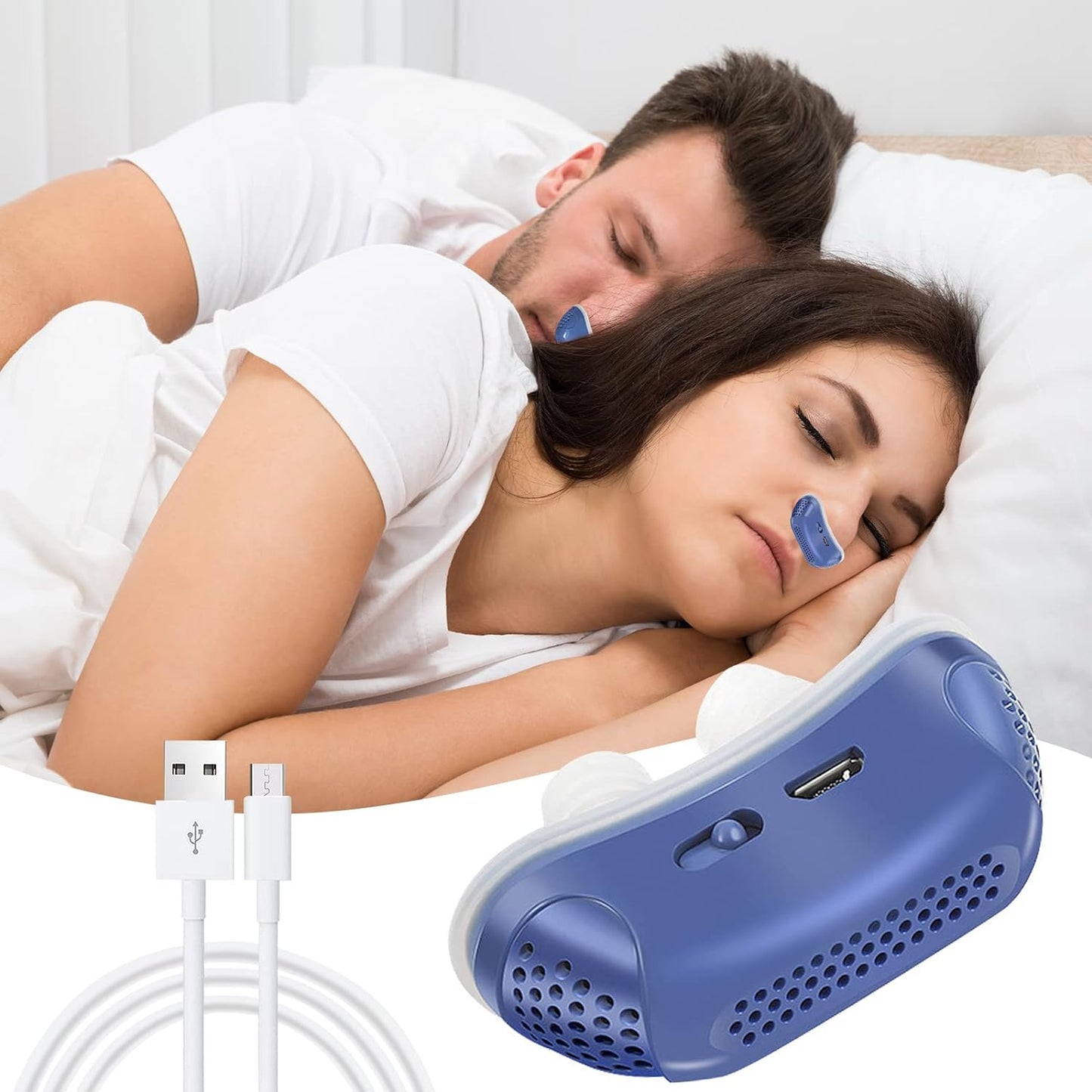 Micro CPAP Device for Sleep and Anti-Snoring - CPAP Alternative