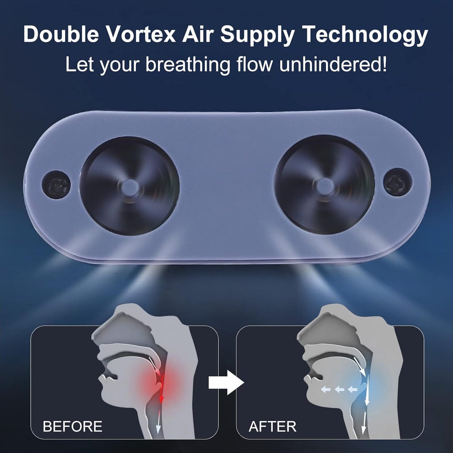 Micro CPAP Device for Sleep and Anti-Snoring - CPAP Alternative