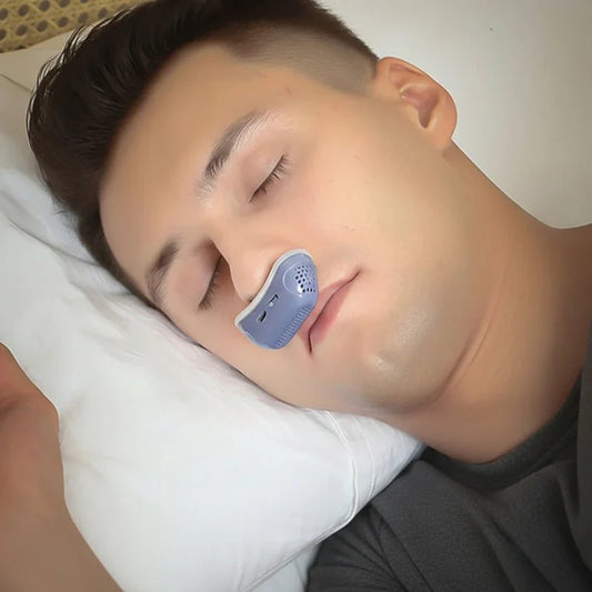 MICROBREATH - Compact CPAP device against snoring & sleep apnoea