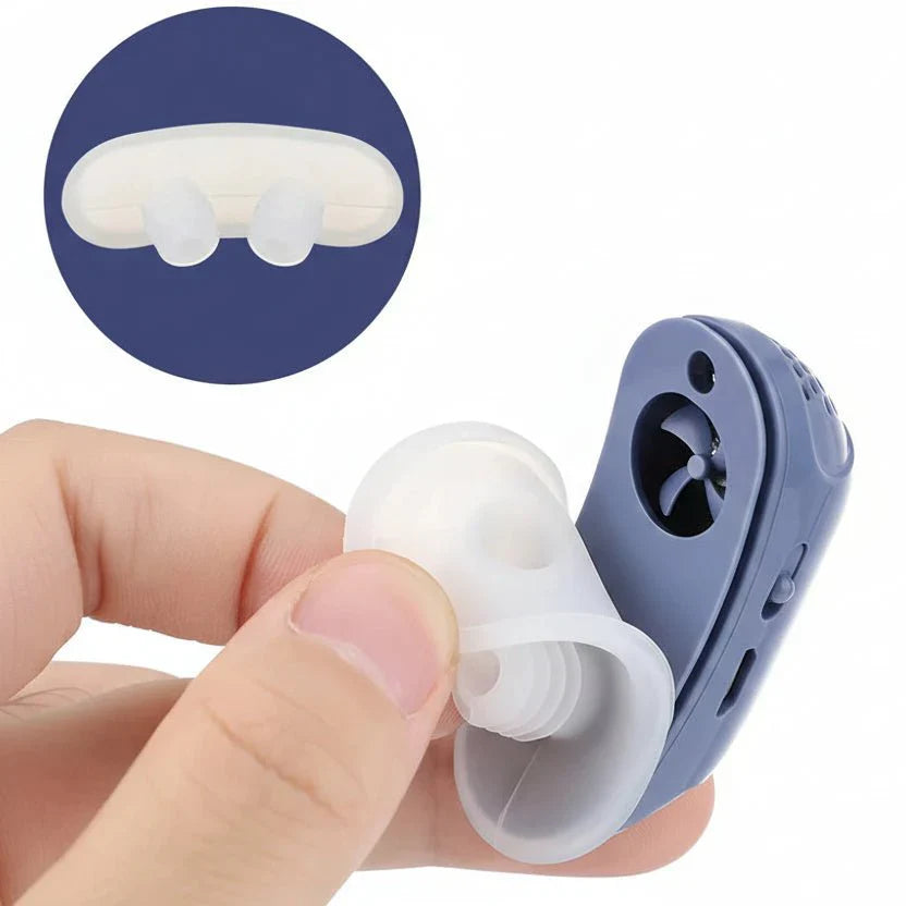 MICROBREATH - Compact CPAP device against snoring & sleep apnoea