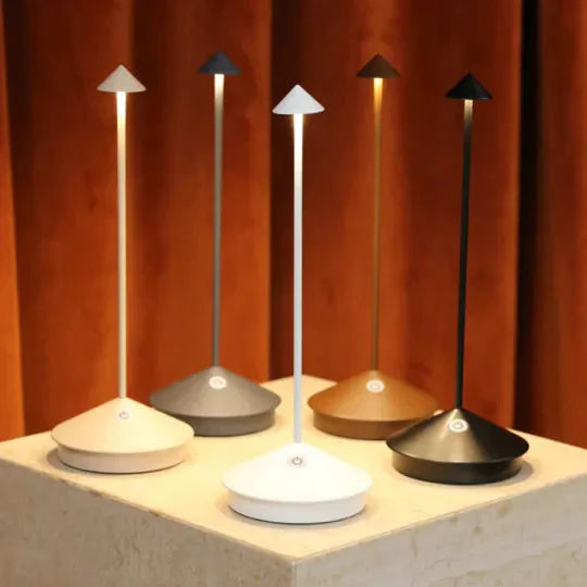 Minimalist LED Table Lamp - Waterproof & Dimmable Cordless Lighting