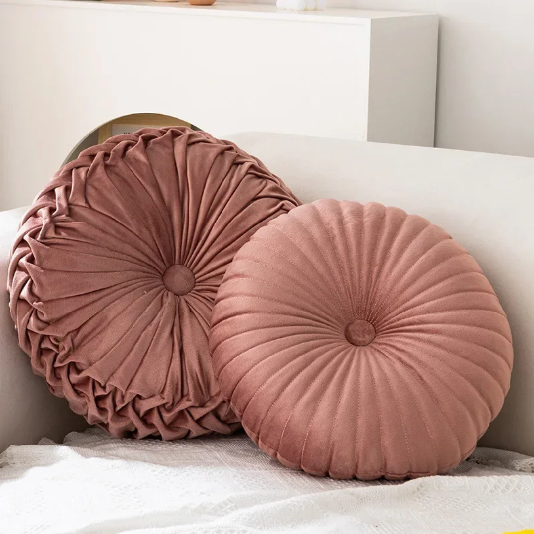 Modern Decorative Cotton-Blend Cushion