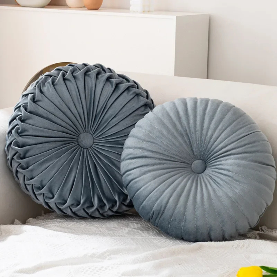 Modern Decorative Cotton-Blend Cushion