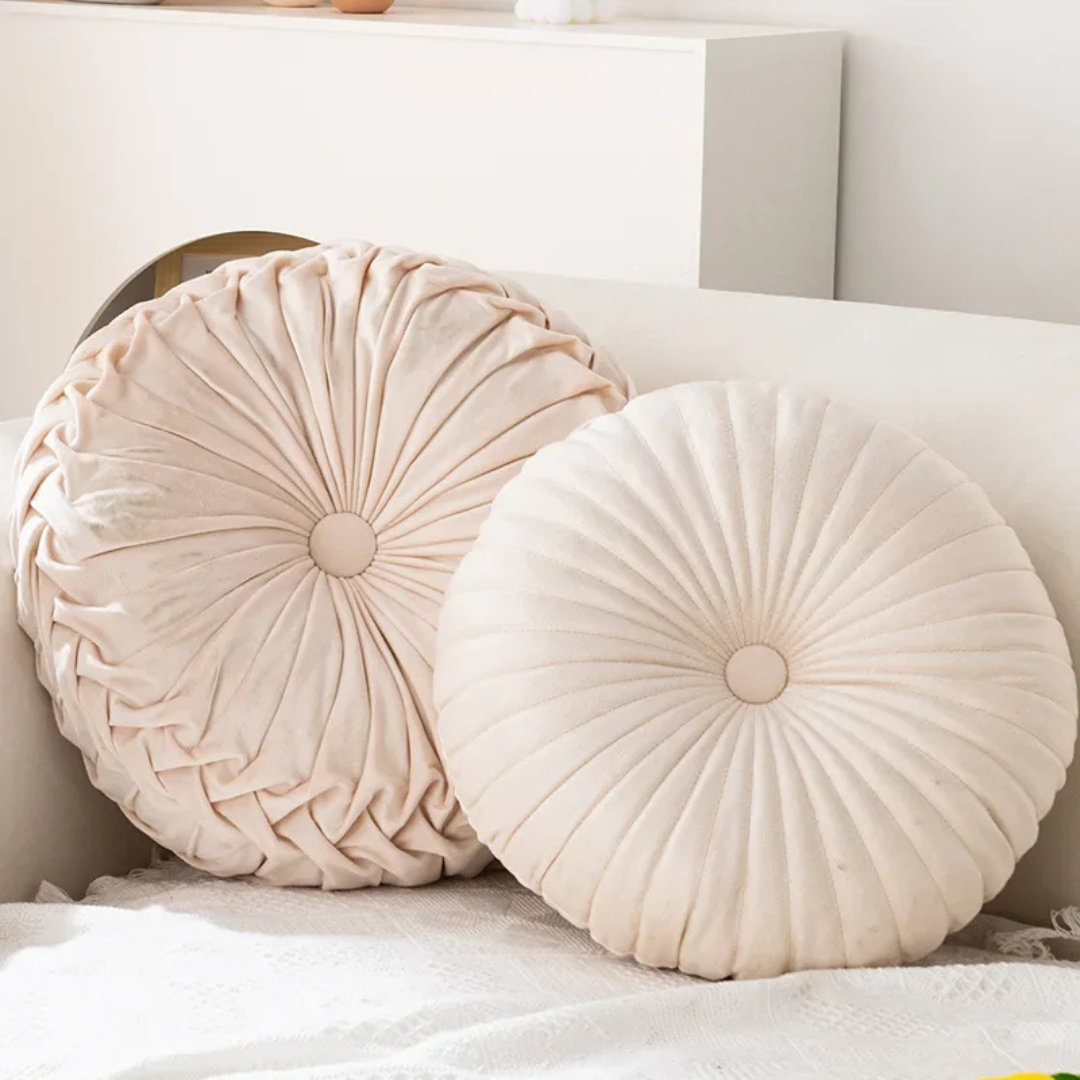 Modern Decorative Cotton-Blend Cushion