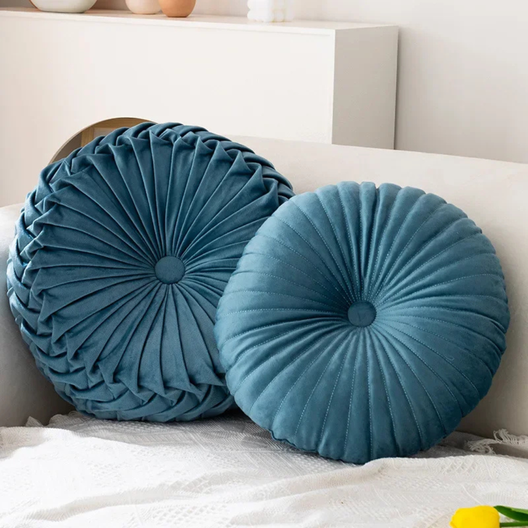 Modern Decorative Cotton-Blend Cushion