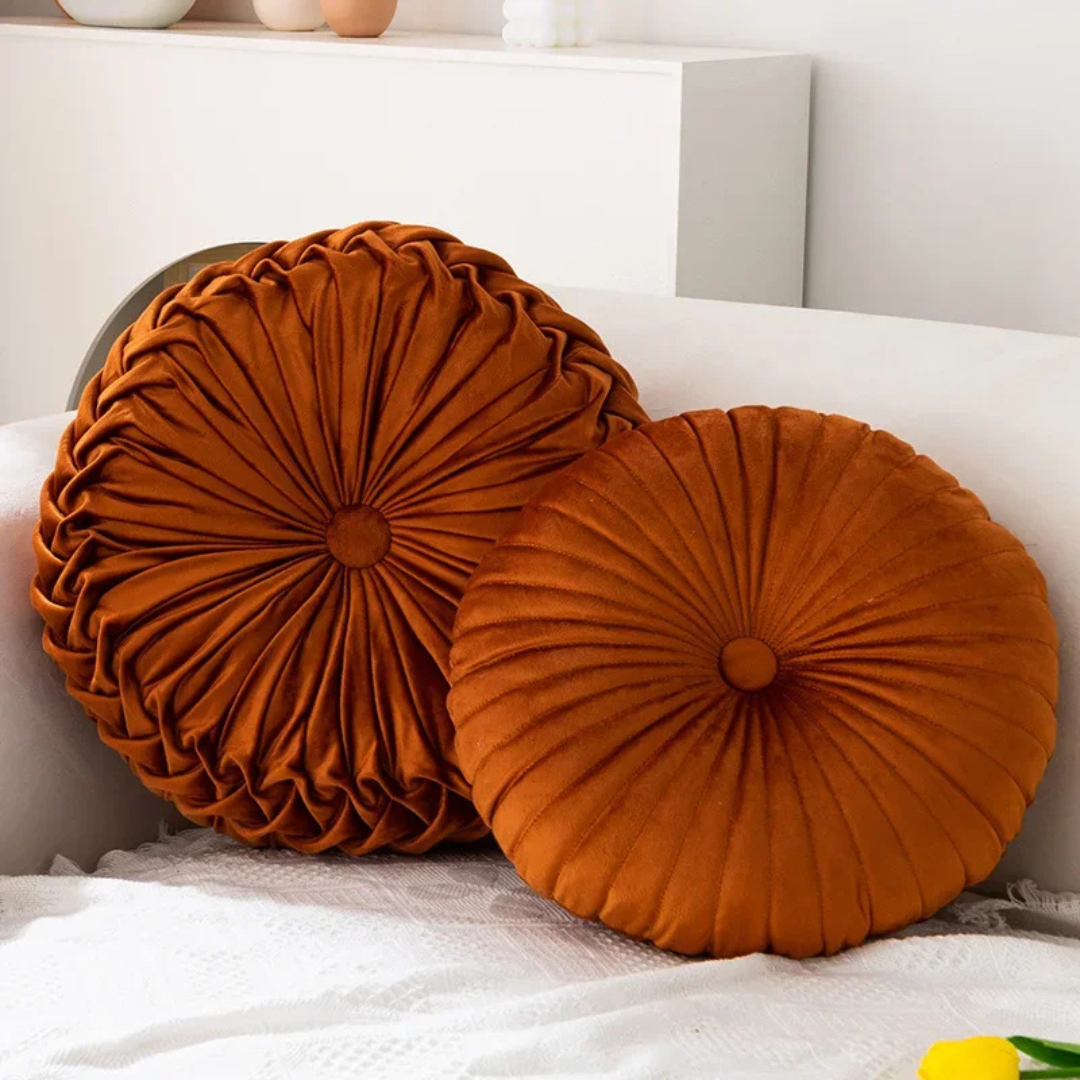 Modern Decorative Cotton-Blend Cushion