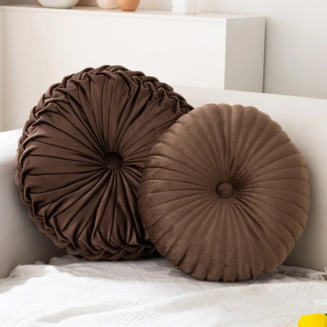 Modern Decorative Cotton-Blend Cushion