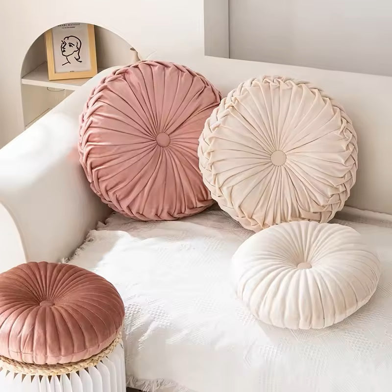 Modern Decorative Cotton-Blend Cushion