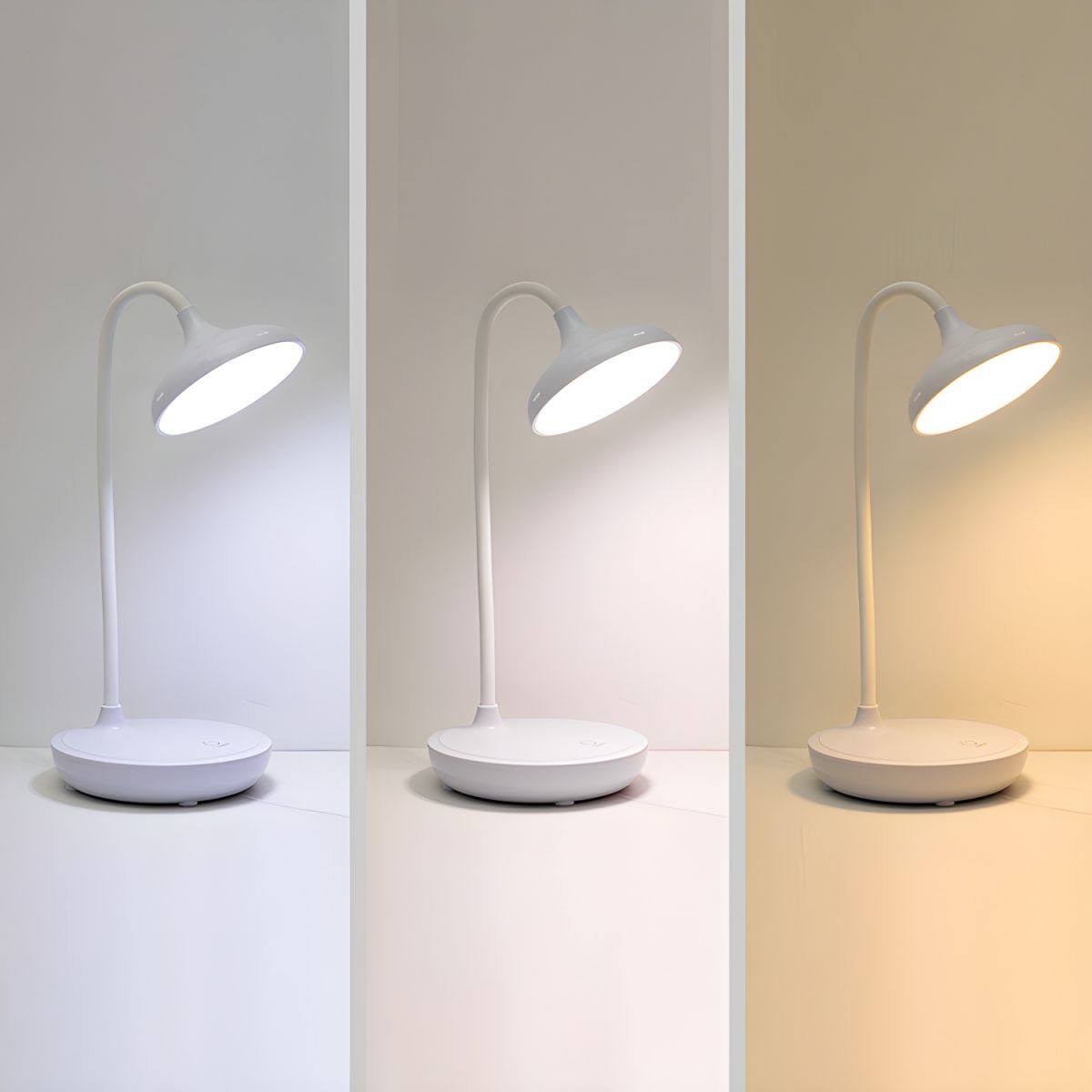Modern Rechargeable LED Table Lamp with Touch Control