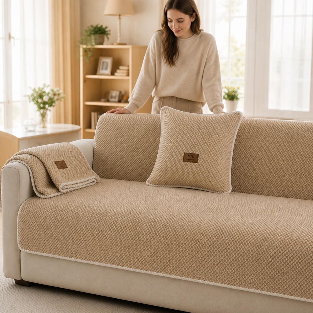 Modular Non-Slip Chenille Sofa Cover