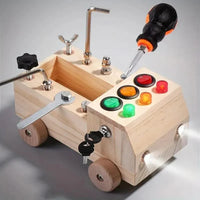 MONTIFLEX Wooden Activity Board for Skill Development