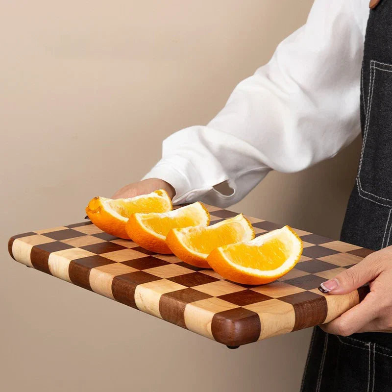 Non-Slip Acacia Wood Cutting Board for Stylish and Safe Use