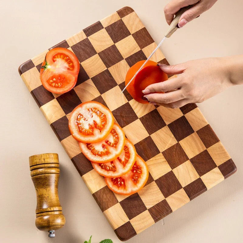 Non-Slip Acacia Wood Cutting Board for Stylish and Safe Use