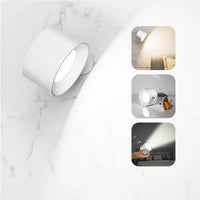 Scandinavian style cordless wall lamp with remote control