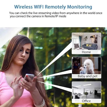 NovaGuard 1080P Mini Waterproof WiFi Camera With 160 Degree Night Vision