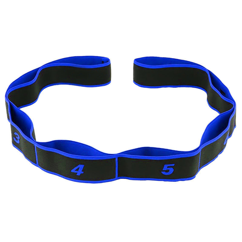 Numbered Multi-Loop Resistance Hip and Glute Training Band