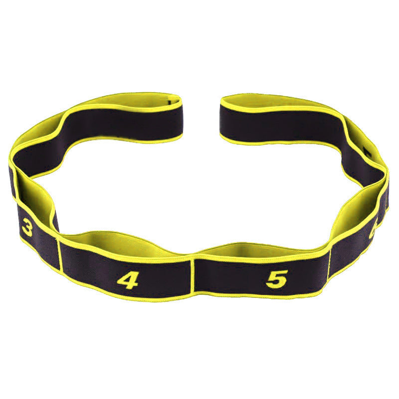 Numbered Multi-Loop Resistance Hip and Glute Training Band