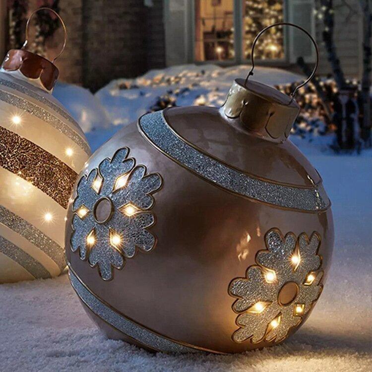 Outdoor Decorated Inflatable PVC Christmas Ball