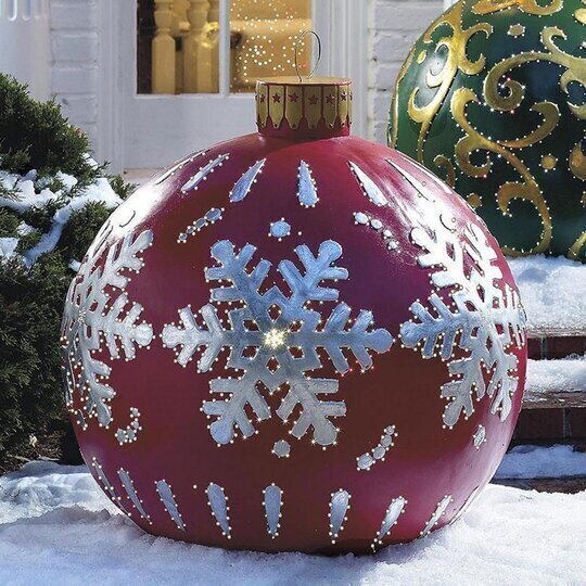 Outdoor Decorated Inflatable PVC Christmas Ball