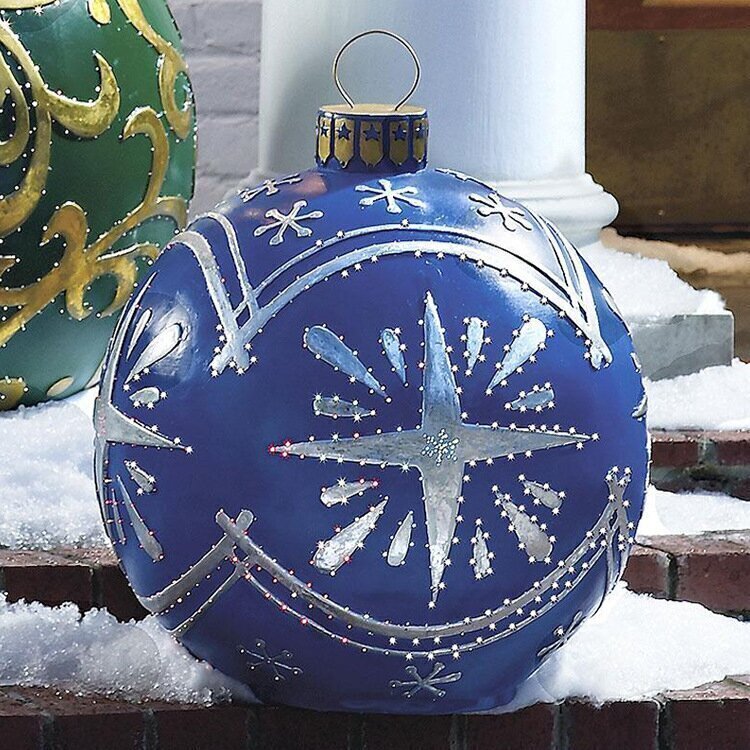 Outdoor Decorated Inflatable PVC Christmas Ball