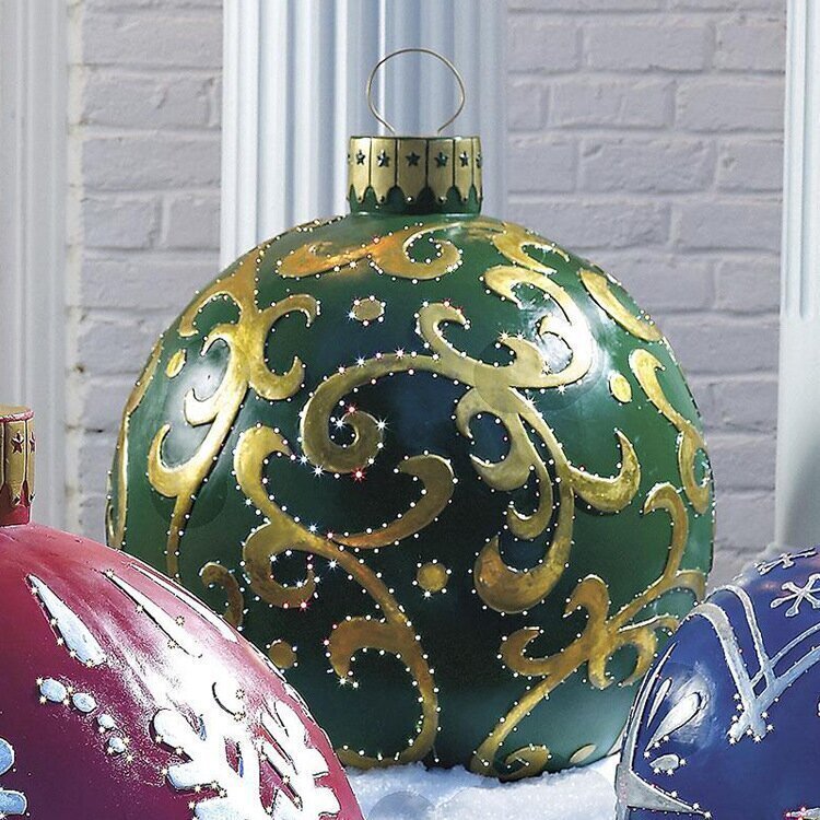 Outdoor Decorated Inflatable PVC Christmas Ball