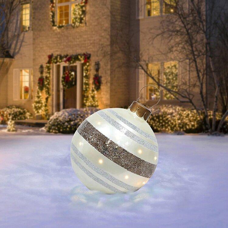 Outdoor Decorated Inflatable PVC Christmas Ball