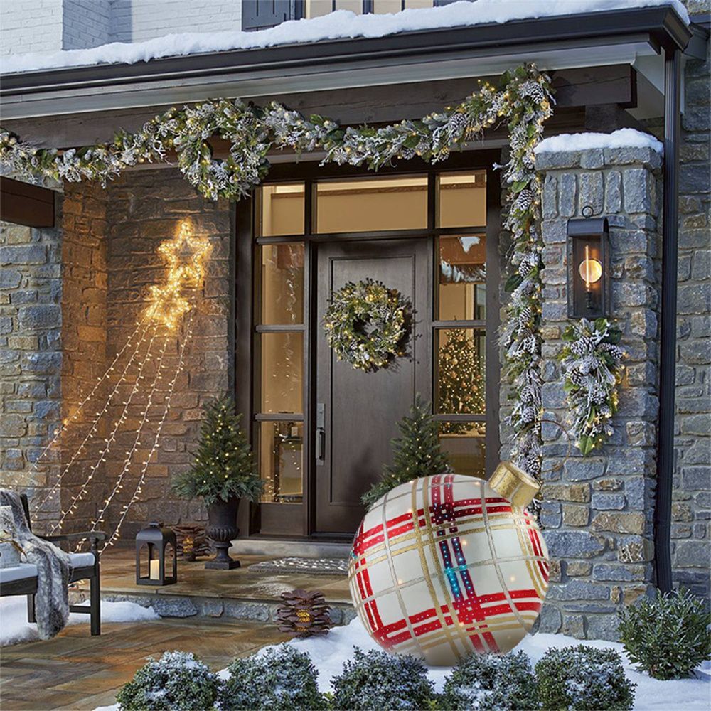 Outdoor Decorated Inflatable PVC Christmas Ball