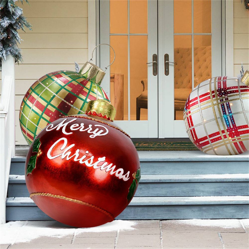 Outdoor Decorated Inflatable PVC Christmas Ball
