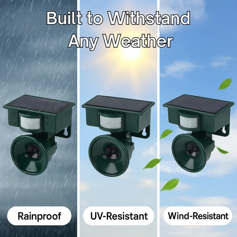 Outdoor Motion Sensor Bird Deterrent & Pigeon Repeller