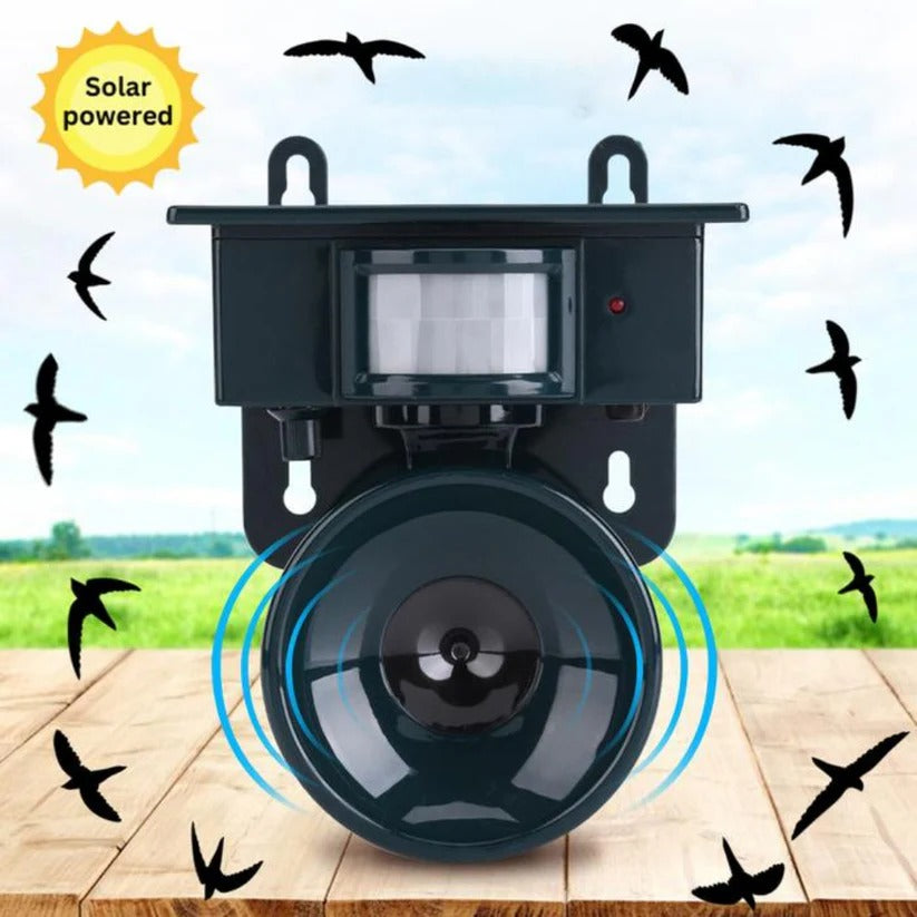 Outdoor Motion Sensor Bird Deterrent & Pigeon Repeller