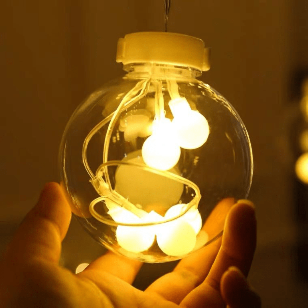 Outdoor Solar Bubble String Lights - 8 Modes