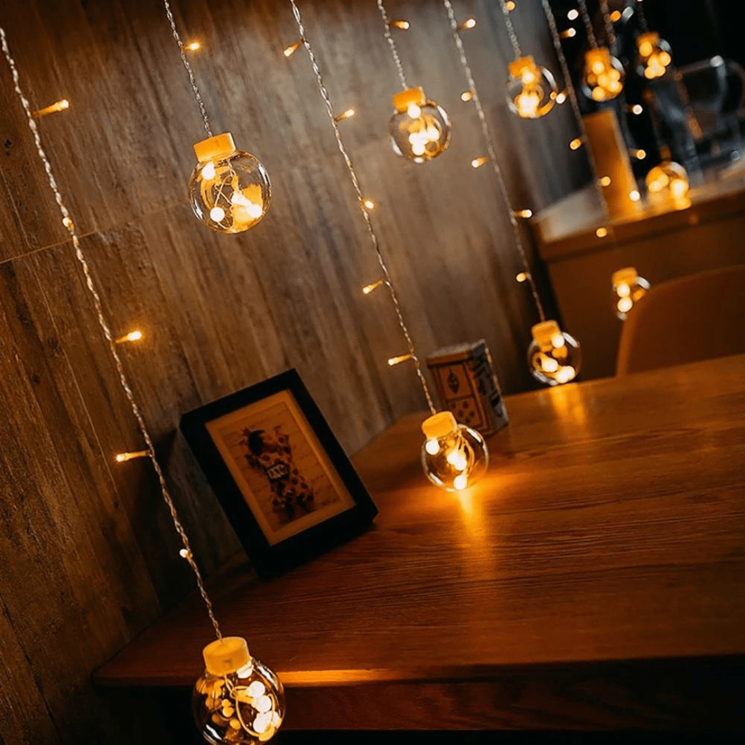 Outdoor Solar Bubble String Lights - 8 Modes