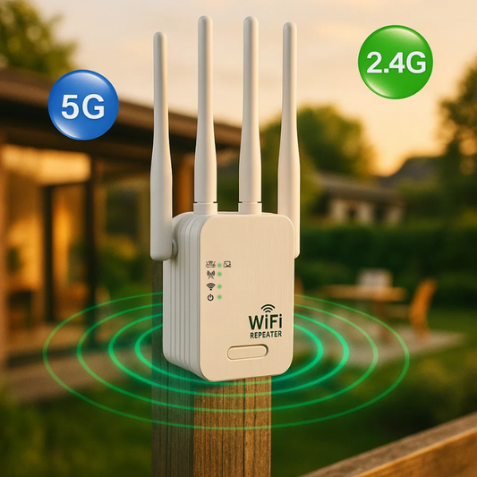Outdoor WiFi Range Booster And Repeater For Garden Home Office Yard And Outdoor Living Areas