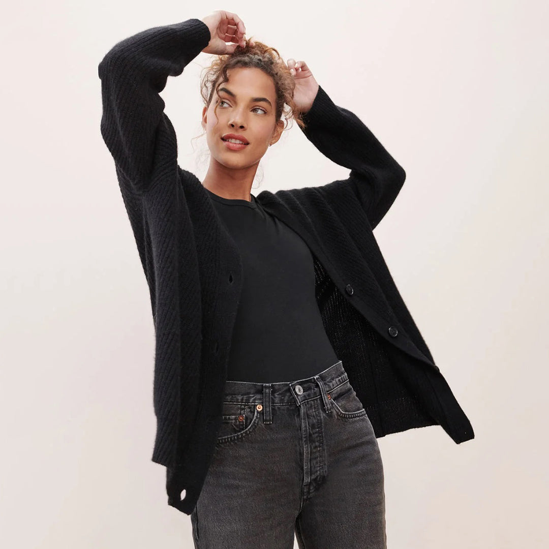 Oversized Pure Cashmere Cardigan | Perfect for Autumn