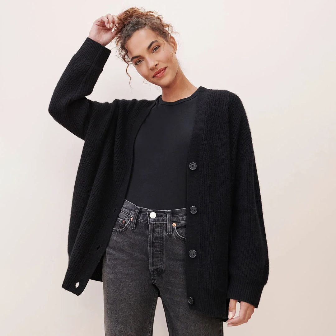 Oversized Pure Cashmere Cardigan | Perfect for Autumn