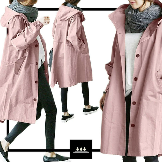 Oversized Waterproof Windbreaker Jacket – Lightweight, Practical and Elegant